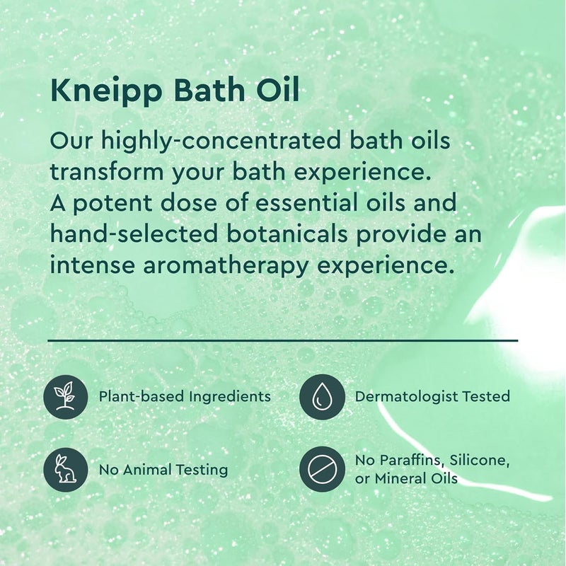Kneipp Eucalyptus Herbal Bath Oil with Eucalyptus Essential Oil, 3.38 fl oz - Image 5